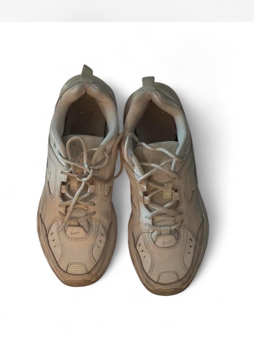 Womens nike Casual Lace-Up Sneakers - Beige